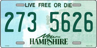 NH license plate 2735626