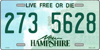 NH license plate 2735628