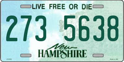 NH license plate 2735638