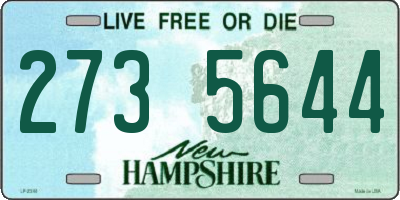 NH license plate 2735644