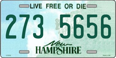 NH license plate 2735656