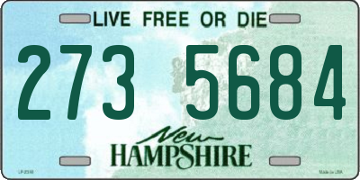 NH license plate 2735684