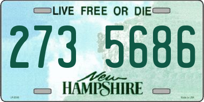 NH license plate 2735686