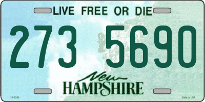NH license plate 2735690