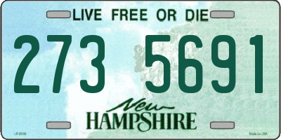 NH license plate 2735691