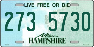 NH license plate 2735730