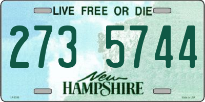NH license plate 2735744