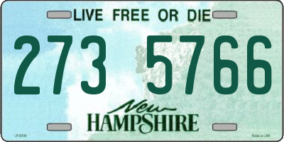 NH license plate 2735766