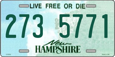 NH license plate 2735771