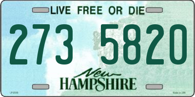 NH license plate 2735820