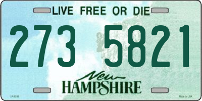 NH license plate 2735821