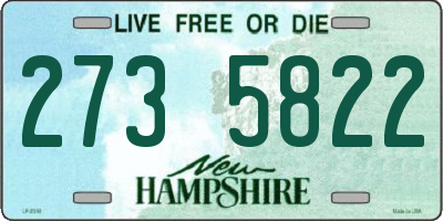 NH license plate 2735822