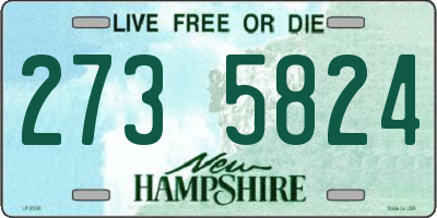NH license plate 2735824