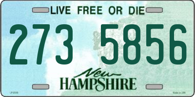 NH license plate 2735856