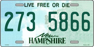NH license plate 2735866