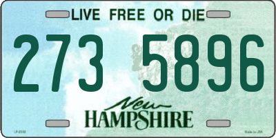 NH license plate 2735896