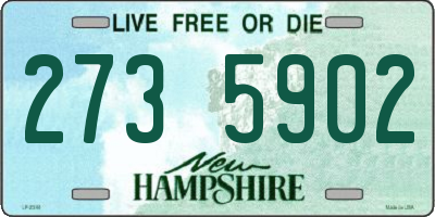 NH license plate 2735902