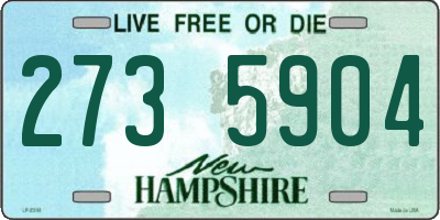 NH license plate 2735904