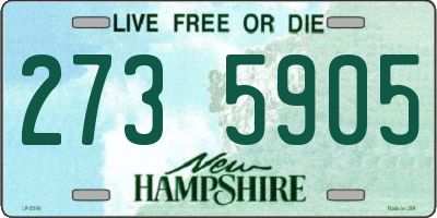 NH license plate 2735905