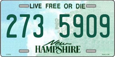 NH license plate 2735909