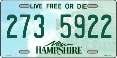NH license plate 2735922