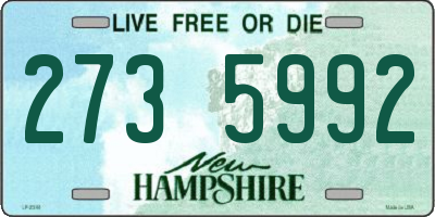 NH license plate 2735992