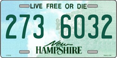 NH license plate 2736032
