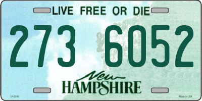 NH license plate 2736052