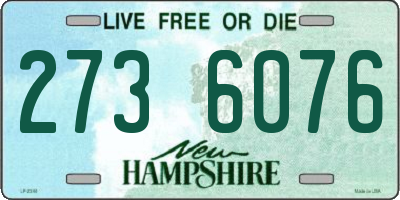 NH license plate 2736076