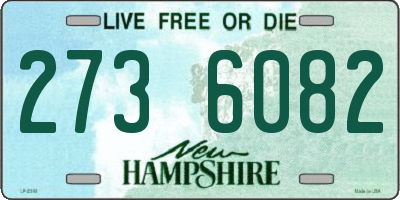 NH license plate 2736082
