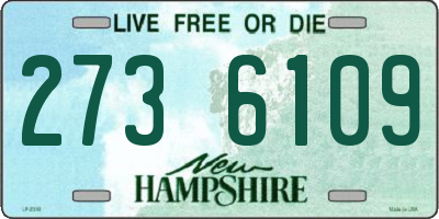 NH license plate 2736109