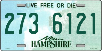 NH license plate 2736121