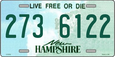 NH license plate 2736122