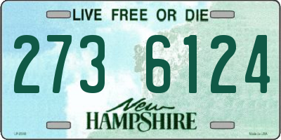 NH license plate 2736124