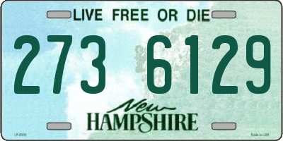 NH license plate 2736129