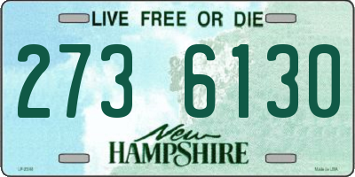 NH license plate 2736130