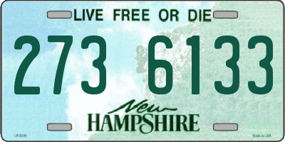 NH license plate 2736133