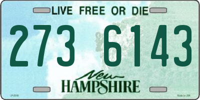 NH license plate 2736143
