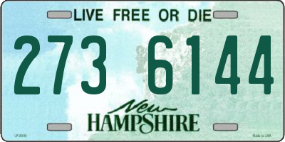 NH license plate 2736144