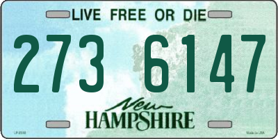 NH license plate 2736147