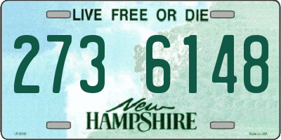 NH license plate 2736148