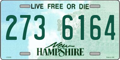 NH license plate 2736164