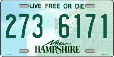 NH license plate 2736171
