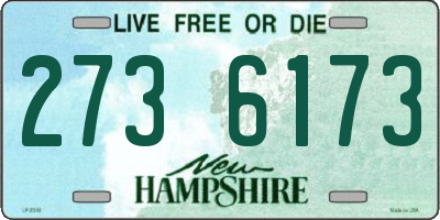 NH license plate 2736173