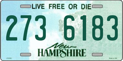 NH license plate 2736183
