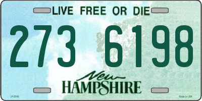 NH license plate 2736198