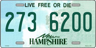 NH license plate 2736200