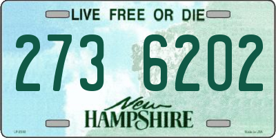 NH license plate 2736202