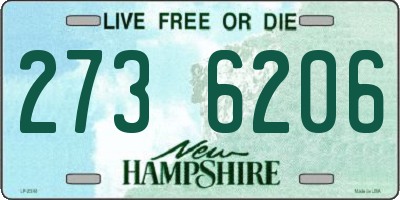 NH license plate 2736206