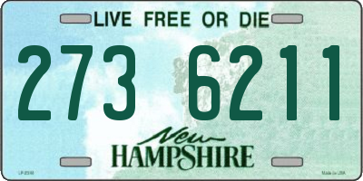 NH license plate 2736211